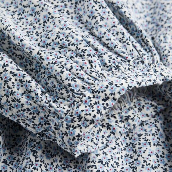 H&M Ruffled Floral Romantic Print Dress New - Picture 2 of 6